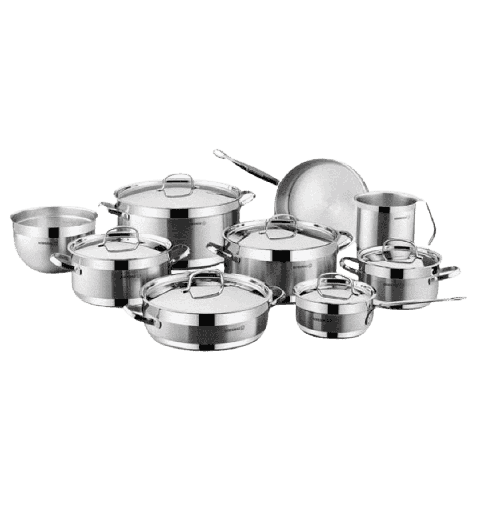 [108368] طقم كوركماز استانلس 15 ق الفا (جامبو)