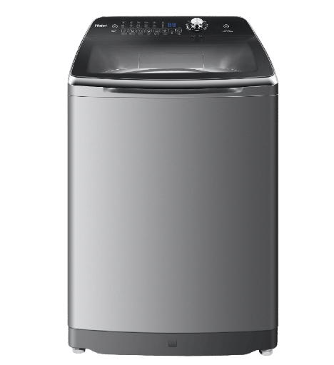 [2004436] غساله هاير تحميل علوي 14ك سلفر باب زجاج هيدروليك HWM140-1678S