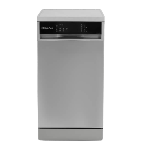 [104331] غساله اطباق وايت بوينت 10 فرد سلفر WPD105DS