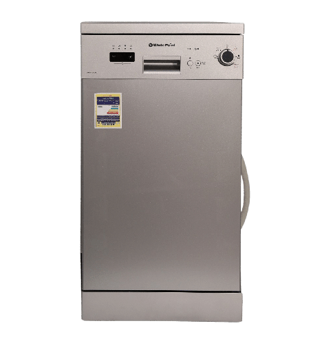 [104331] غساله اطباق وايت بوينت 10 فرد سلفر WPD105DS
