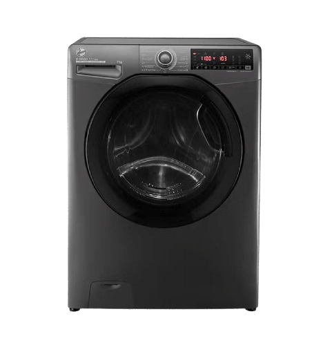 [2000043] غساله هوفر 7ك 1100 لفه بخار انفرتر سلفر H3WS17TMF3R-ELA