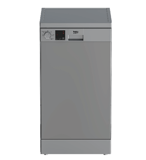 [7655105135] غساله اطباق بيكو 10 فرد نصف حمل سلفر DVS05020S