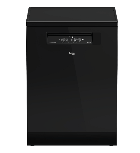 [7667605177] غساله اطباق بيكو 15 فرد 6 برنامج زجاج اسود ديجيتال كورنر انتنس انفرتر BDFN36531GB