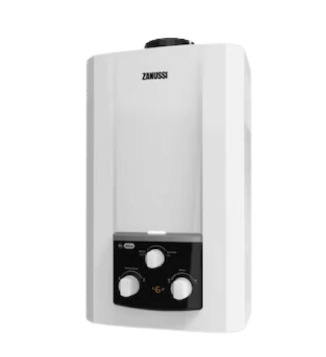 [945105569] سخان غاز زانوسي دلتا ديجيتال 10 لتر ابيض بالادابتر - فيكي 4