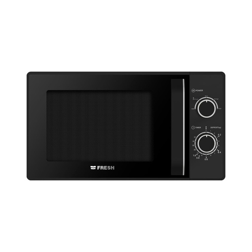 [500015667] ميكروويف فريش 25 لتر اسود مانوال FMW-25MC-B