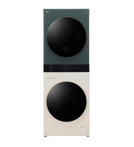 [2001882] غساله ال جي 13ك WashTower بمجفف 10ك بيج/ اخضر FWT1310BG