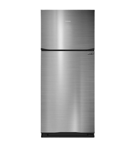 [2002426] ثلاجه تورنيدو 385 لتر 2 باب ستانلس غامق RF-480T-DST