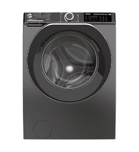 [2002463] غساله هوفر 14ك 1400 لفه سلفر باب اسود انفرتر WIFI بخاصيه البخار HW414AMBCR-EGY