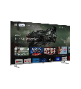 شاشه هاير 50 كيوليد سمارت 4K بدون فريم رسيفر داخلي جوجل TV تحكم صوتي بالريموت H50S80EU
