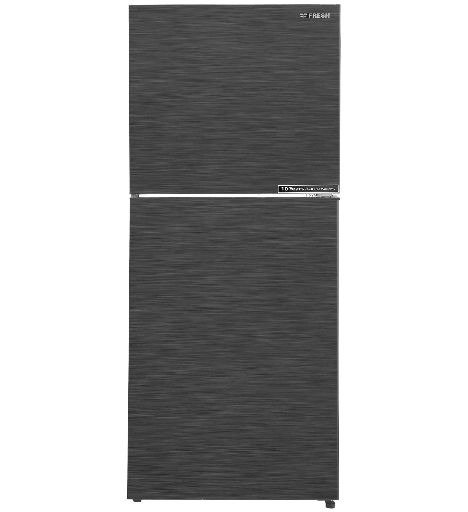 [500018438] ثلاجه فريش 397 لتر ميكانيكال اسود مقبض جانبي بدون شاشه FNT-BS470BB