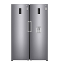 طقم ثلاجه ال جي توينز سلفر GC-F411ELDM + GC-B414ELFM