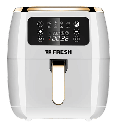 [500018781] قلايه فريش 1800 وات بدون زيت 7 لتر ديجيتال ابيض