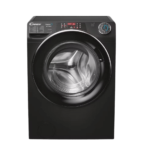 [2003137] غساله كاندى 14ك 1400لفه اسود باب اسود انفرتر WIFI بالبخار RO14146DCBT-EGY