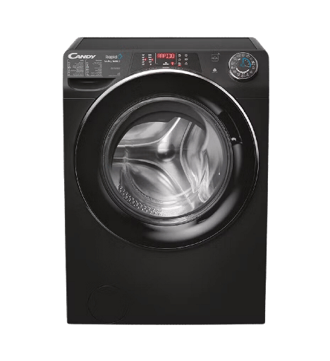 [2003140] غساله كاندى 14ك + 9ك مجفف 1400لفه اسود باب اسود انفرتر WIFI بالبخار ROW41496DCBT-EGY