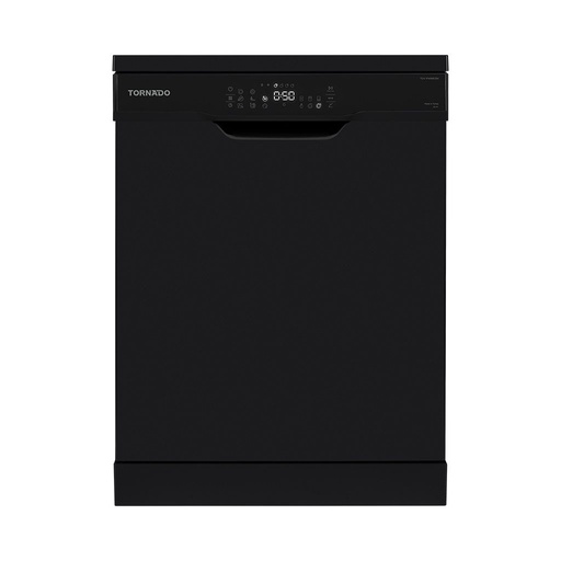 [2003148] غساله اطباق تورنيدو 15فرد 8 برنامج اسود TDV-FN158CBK