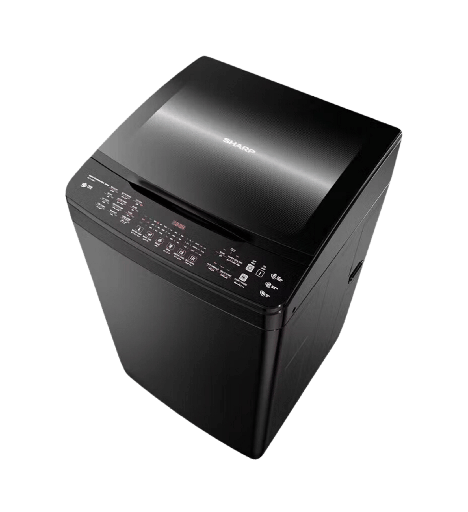 [2003188] غساله شارب 15ك فوق دفع مباشر انفرتر باب هيدروليك اسود ES-TD15GBKP