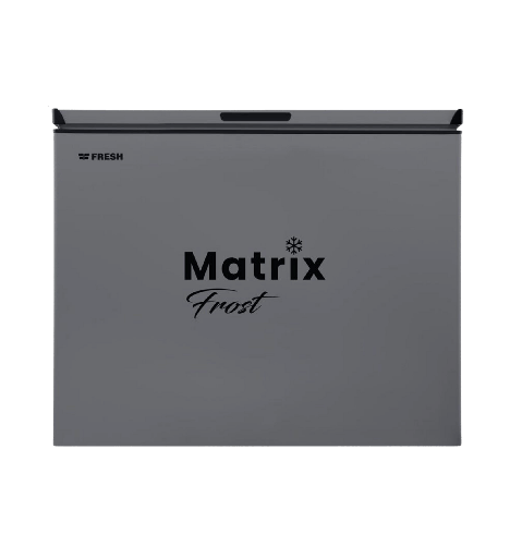 [500018325] فريزر فريش افقي 255 لتر ماتريكس  سلفر بدون لمبه بدون مقبض FDF-330