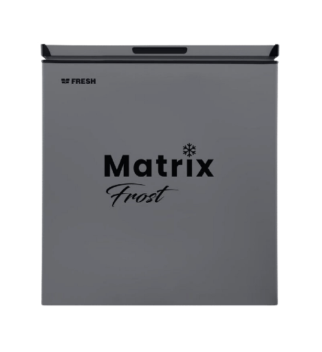 [500018324] فريزر فريش افقي 200 لتر ماتريكس سلفر بدون لمبه بدون مقبض FDF-270