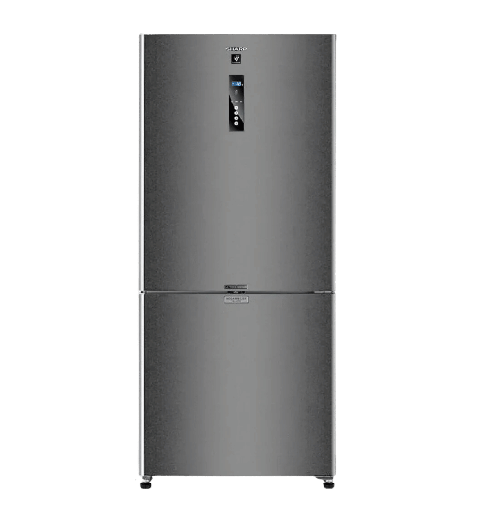 [2003402] ثلاجة شارب 448 لتر انفرتر ديجيتال فريزر سفلي ستانلس غامق SJ-PV60K-DST