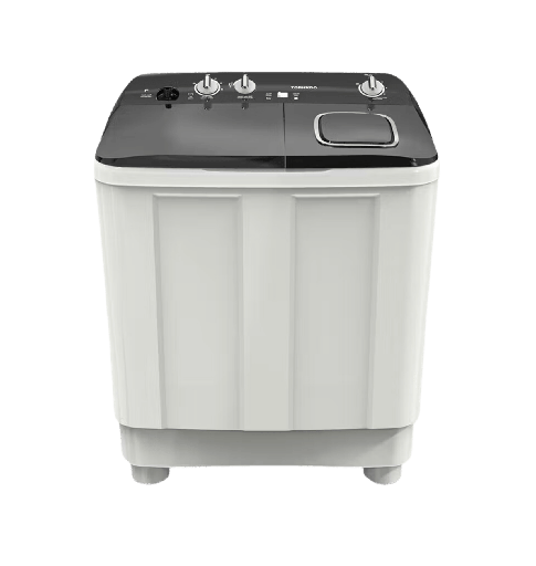 [2003515] غساله تورنيدو هاف 7ك حوضين اسود طلمبه الشكل الجديد TMH-HS07CP(WK)