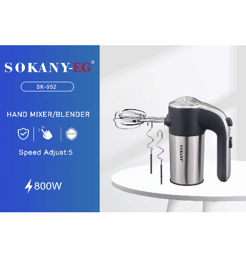 [2003669] مضرب بيض سوكاني 800 وات LH-952