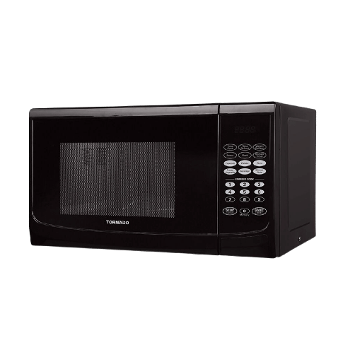 [2003743] ميكروويف تورنيدو 28 لتر سولو 900 وات اسود 6 قوائم للطهي TMD-28S-BK