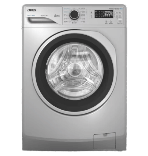 [914909441] غساله زانوسي 8ك 1200 لفه TC4 فضي باب اسود بإطار فضي ZWF8240SS5