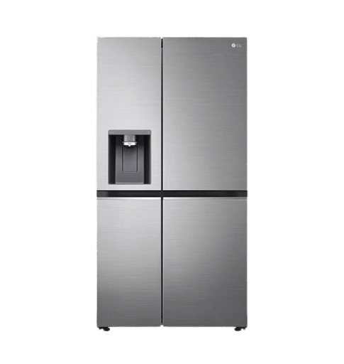 [2003780] ثلاجه ال جي 638 لتر سايد باي سايد انفرتر سلفر بلاتنيوم بالحنفيه GC-J257BLJW
