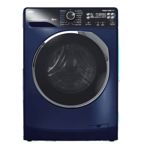 [914909555] غساله زانوسي 8ك 1200 لفه TC2 ازرق ميد نايت باب اسود إطار كروم انفرتر ZWF8221ML7