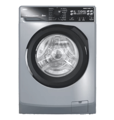 [914909442] غساله زانوسي 8ك انفرتر 1200 لفه TC2 فضي باب اسود ZWF8221SB7