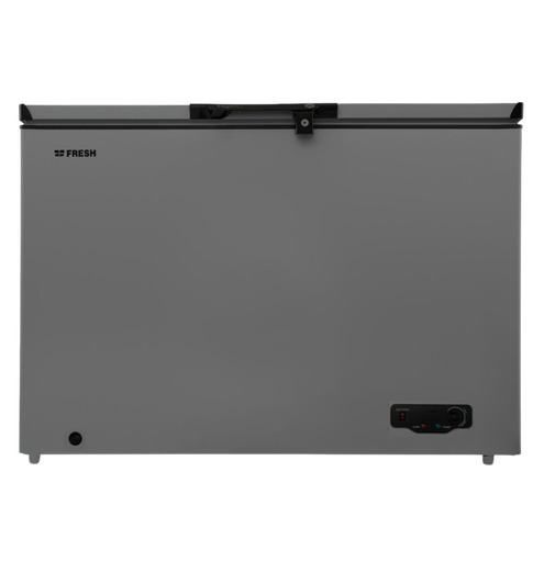 [500014608] فريزر فريش افقي 330 لتر اكسترا سلفر قلب ستانلس FDF-400