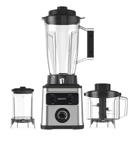 [2003861] خلاط سوكاني 6600 وات 3*1 ستانلس 3 لتر SK-3333