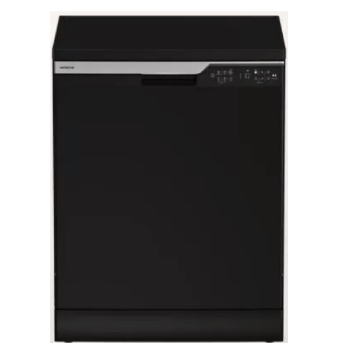 [7673205177] غساله اطباق هيتاشي 15 فرد 6 برنامج ديجيتال تركي بالبخار انفرتر فتح الباب تلقائي اسود HNF54821