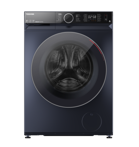 [92038120Z03824] غساله توشيبا اتوماتيك 9ك +6ك مجفف 1400 لفه انفرتر فضي غامق/ميديا TWD-BM100GF4EG(MK)