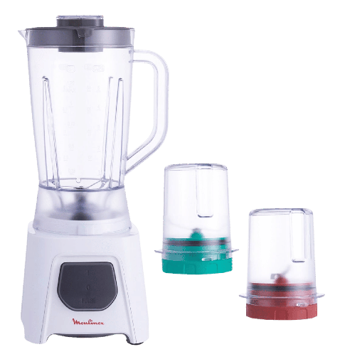 [2003969] خلاط مولينكس 450 وات 1.5 لتر بمطحنه + مبشره مصري LM2B3126