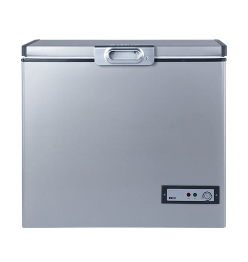 [2003977] فريزر باساب افقي 260 لتر سلفر داخلي ستانلس باب جرار CF335PASSISAGlass