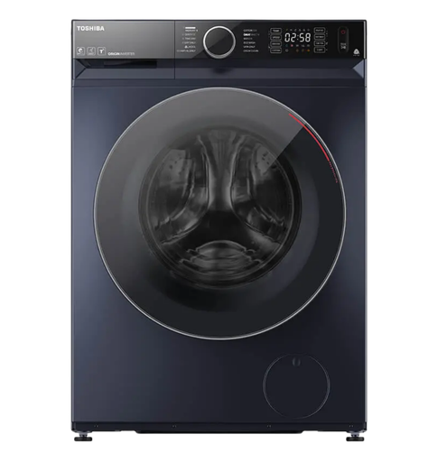 [92038120Z03825] غساله توشيبا اتوماتيك 10.5ك +7ك مجفف انفرتر فضي غامق/ميديا TWD-BM115GF4EG(MK)