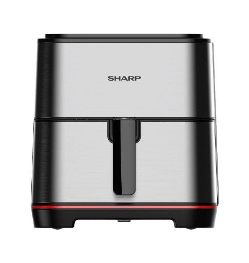 [2004017] قلايه هوائيه شارب 7لتر 1650وات ديجيتال 8 قوائم ستانلس بضمان العربي KF-AF70RT-ES2