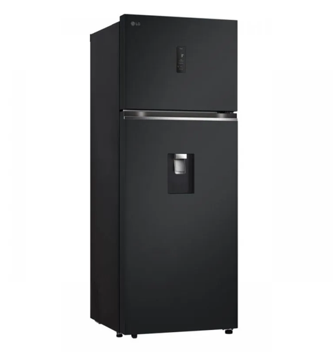 [2004105] ثلاجه ال جي 461 لتر اسود ديجيتال بالحنفيه  GN-F602PQBQ