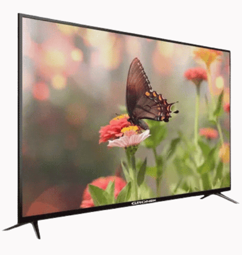 [3220705] شاشه جرونكس 43 سمارت رسيفر داخلي بدون فريم ريموت تحكم صوتي