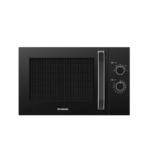 [500017494] ميكروويف فريش 28 لتر اسود ميكانيكل مانوال FMW-28MC-BW