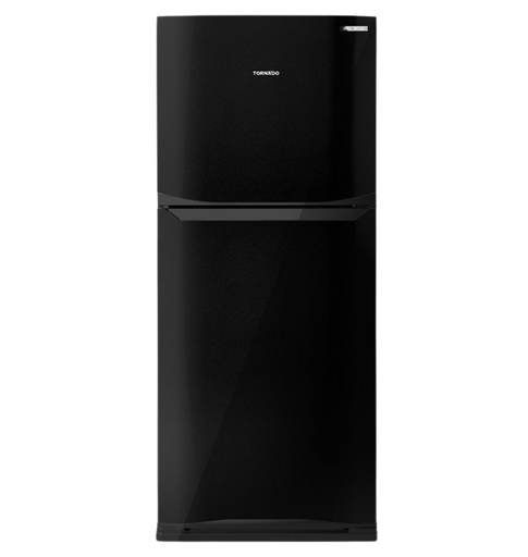 [2004157] ثلاجه تورنيدو 2 باب 296 لتر بلازما اسود انفرتر  RF-31FTV-BK