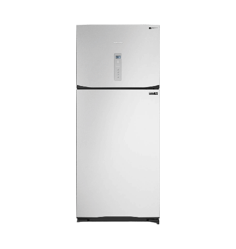 [2004181] ثلاجه تورنيدو 396 لتر 2 باب سلفر ديجيتال انفرتر RF-480ATV-SL