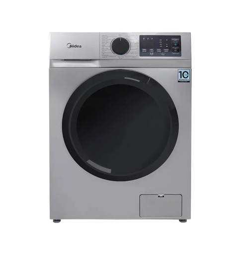 [92038110Z07472] غساله ميديا اتوماتيك 7ك 1400 لفه انفرتر سلفر بالبخار /ميديا MFN09W70B/S