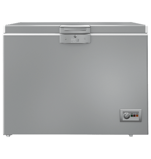 [457500000067] فريزر بيكو افقي 300 لتر فضي HSA32500SEGH