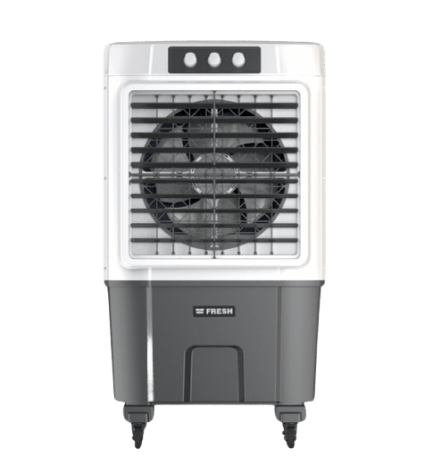 [500015176] مبرد هواء فريش 100 لتر سمارت سقف ثلج ابيض / رمادي مربع