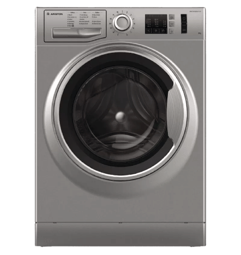 [2004349] غساله اريستون 8ك 1200 لفه انفرتر بالبخار بولندي سلفر NM11823SSEG