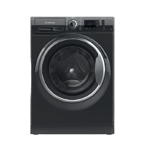 [2004350] غساله اريستون 8ك 1200 لفه انفرتر بالبخار بولندي اسود NM11823BSEG