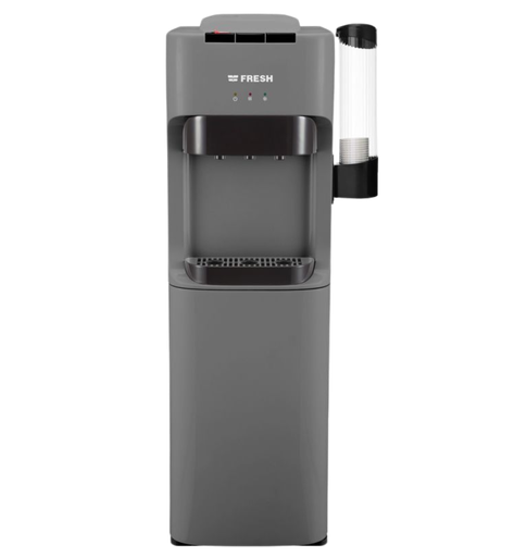 [500012084] مبرد فريش 3 حنفيه رمادي حافظه - حامل اكواب هديه FW-16VCDH