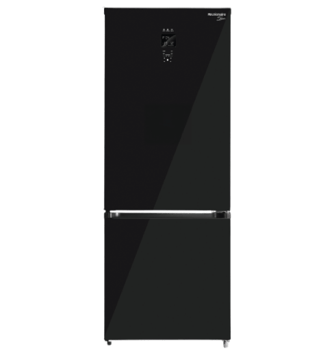 [2004400] ثلاجه يونيون اير 505 لتر زجاج اسود كومبي ديجيتال بلوتوث انفرتر بدون حنفيه وش ستانلس URN-700CEPBLG1A-DXHRBXLS